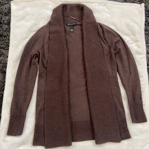 INC brown cardigan